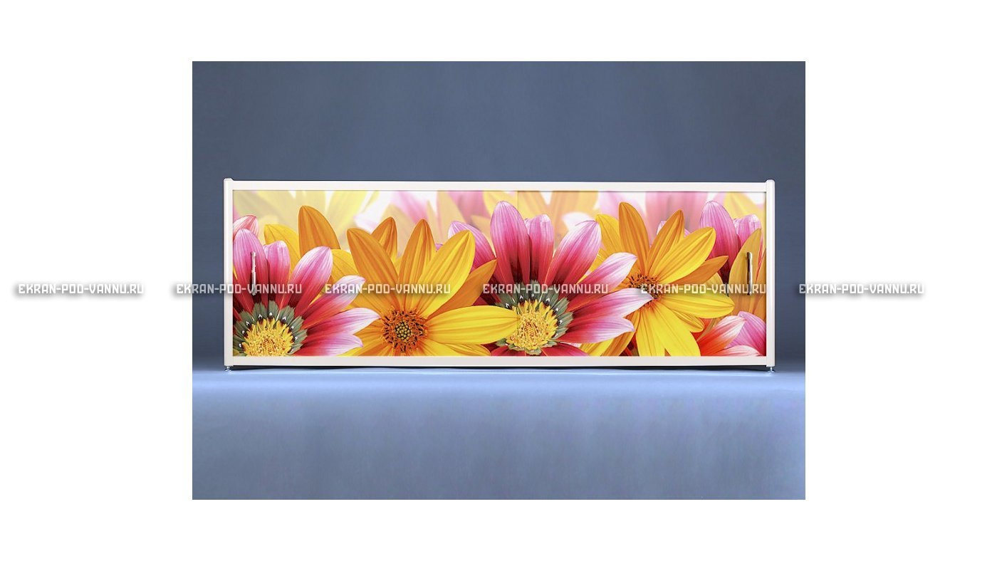 Раздвижной ФОТО экран - Flowers – купить по цене 8500 руб. в интернет-магазине в городе Чебоксары картинка 6