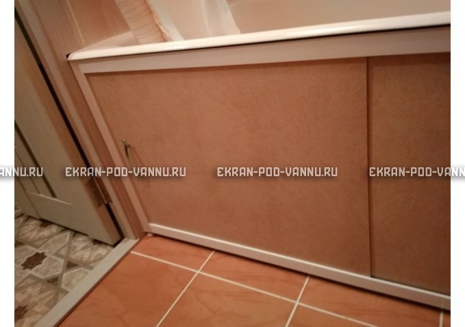 Раздвижной экран EUROPLEX Комфорт бежевый – купить по цене 6750 руб. в интернет-магазине в городе Чебоксары картинка 2