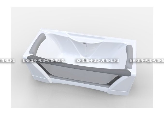 Прозрачная ванна 1MarKa Dolce Vita 180x80 – купить по цене 43200 руб. в интернет-магазине в городе Чебоксары картинка 2
