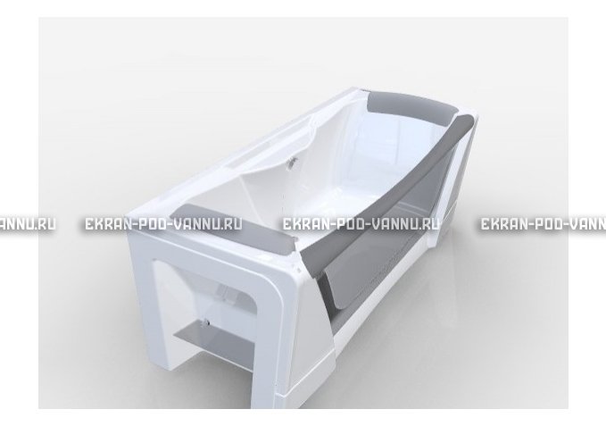 Прозрачная ванна 1MarKa Dolce Vita 180x80 – купить по цене 43200 руб. в интернет-магазине в городе Чебоксары картинка 3