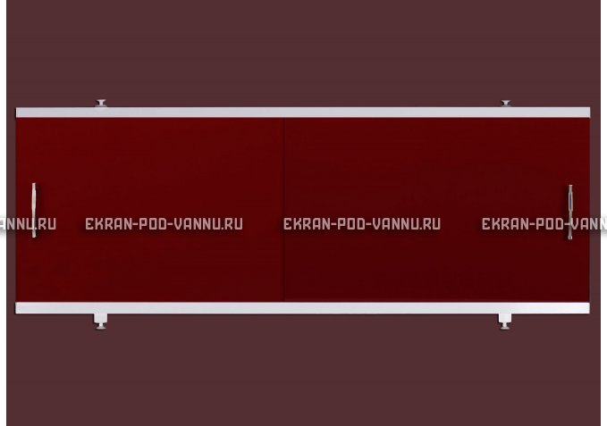 Экран EUROPLEX Универсал бордо под трубы – купить по цене 6250 руб. в интернет-магазине в городе Чебоксары картинка 1