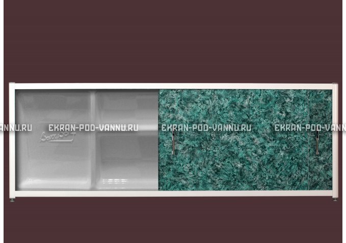 Экран с полкой - Малахит – купить по цене 6280 руб. в интернет-магазине в городе Чебоксары картинка 1