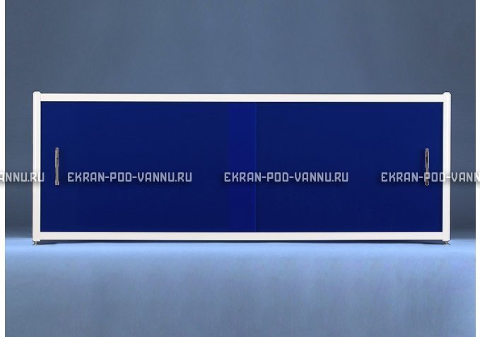 Раздвижной экран EUROPLEX Комфорт синий – купить по цене 6750 руб. в интернет-магазине в городе Чебоксары картинка 1
