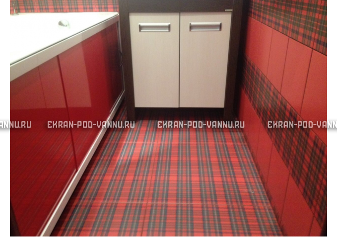 Экран раздвижной EUROPLEX Комфорт красный – купить по цене 6250 руб. в интернет-магазине в городе Чебоксары картинка 3