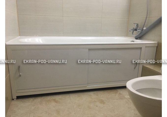 Экран  EUROPLEX Роликс белый с вставкой – купить по цене 10400 руб. в интернет-магазине в городе Чебоксары картинка 4