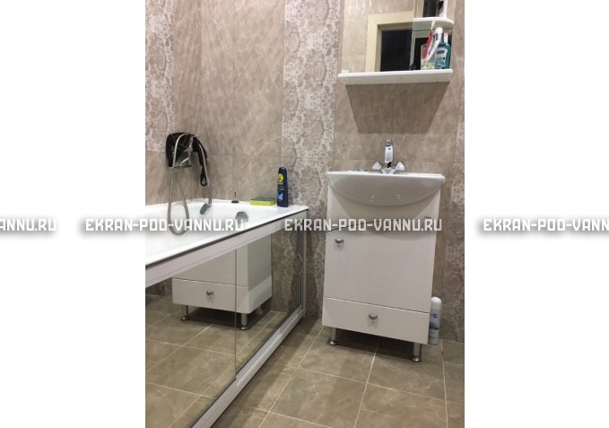 Раздвижной экран EUROPLEX Роликс Зеркальный – купить по цене 9700 руб. в интернет-магазине в городе Чебоксары картинка 5