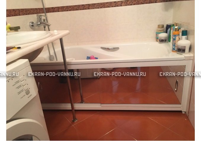 Раздвижной экран EUROPLEX Роликс Зеркальный – купить по цене 9700 руб. в интернет-магазине в городе Чебоксары картинка 10