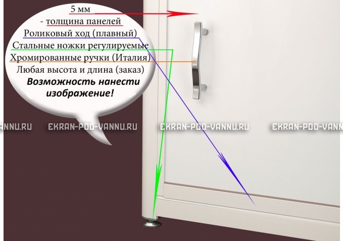 Экран на роликах EUROPLEX Орхидея – купить по цене 12400 руб. в интернет-магазине в городе Чебоксары картинка 2