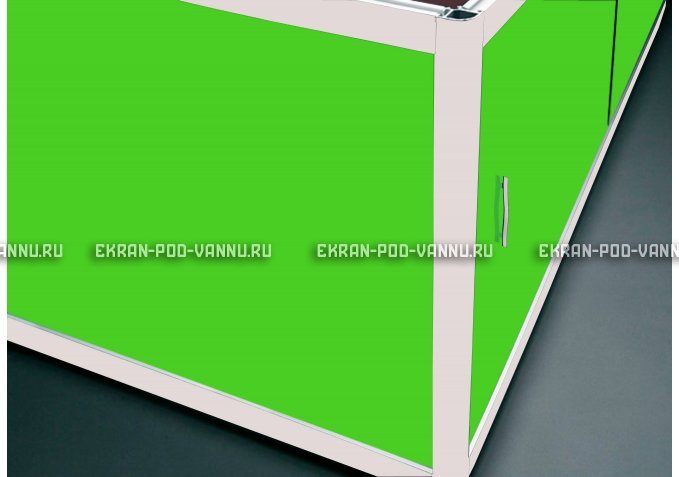Торцевой экран EUROPLEX Комфорт салатовый – купить по цене 8760 руб. в интернет-магазине в городе Чебоксары картинка 1