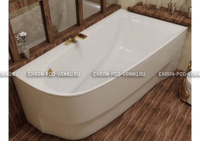 Акриловая ванна Vayer Boomerang 170x90 – купить по цене 47600 руб. в интернет-магазине в городе Чебоксары картинка 1