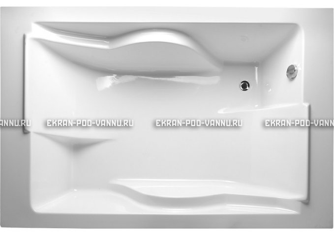 Акриловая ванна Vayer Coral 180x120 – купить по цене 33850 руб. в интернет-магазине в городе Чебоксары картинка 2