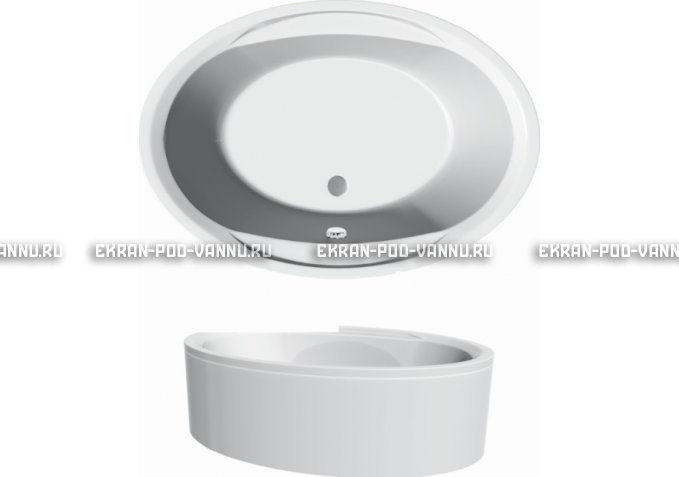 Акриловая ванна Vayer Opal 180x120 – купить по цене 33850 руб. в интернет-магазине в городе Чебоксары картинка 3