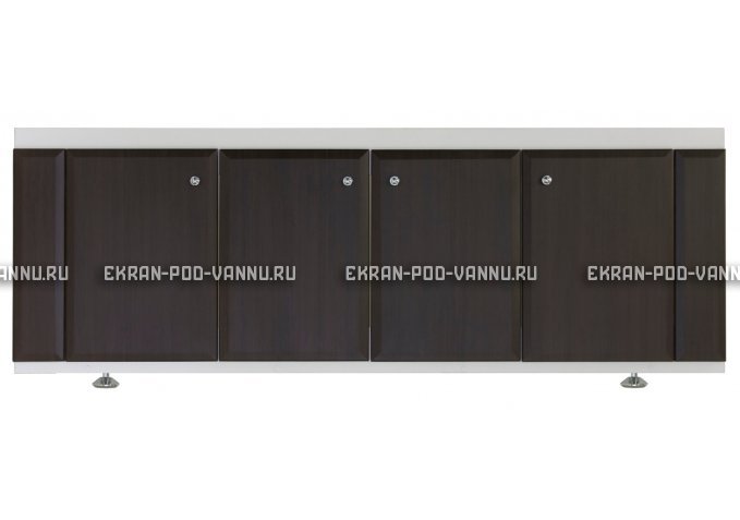 Экран распашной МДФ 150 - Венге – купить по цене 3170 руб. в интернет-магазине в городе Чебоксары картинка 2