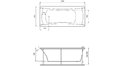 Акриловая ванна Relisan Loara 180x80 – купить по цене 23580 руб. в интернет-магазине в городе Чебоксары картинка 17