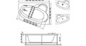 Акриловая ванна Relisan Ariadna 150x100 – купить по цене 25650 руб. в интернет-магазине в городе Чебоксары картинка 13