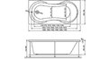 Акриловая ванна Relisan Lada 160x70 – купить по цене 14600 руб. в интернет-магазине в городе Чебоксары картинка 13