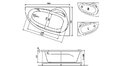Акриловая ванна Relisan Zoya 150x95 – купить по цене 19230 руб. в интернет-магазине в городе Чебоксары картинка 13