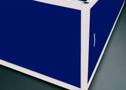 Торцевой экран EUROPLEX Комфорт синий