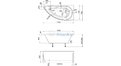 Акриловая ванна 1MarKa Piccolo 150х75 – купить по цене 11310 руб. в интернет-магазине в городе Чебоксары картинка 25