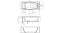 Отрезная ванна 1MarKa Pragmatika 173-155х75 см  – купить по цене 15450 руб. в интернет-магазине в городе Чебоксары картинка 25