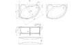 Акриловая ванна 1MarKa Catania 160x100 – купить по цене 17650 руб. в интернет-магазине в городе Чебоксары картинка 13
