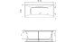 Акриловая ванна Vayer Casoli 170x75 – купить по цене 19110 руб. в интернет-магазине в городе Чебоксары картинка 10