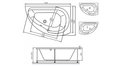Акриловая ванна Vayer Ismena 160x105 – купить по цене 28350 руб. в интернет-магазине в городе Чебоксары картинка 21