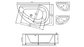 Акриловая ванна Vayer Ismena 160x105 – купить по цене 28350 руб. в интернет-магазине в городе Чебоксары картинка 10